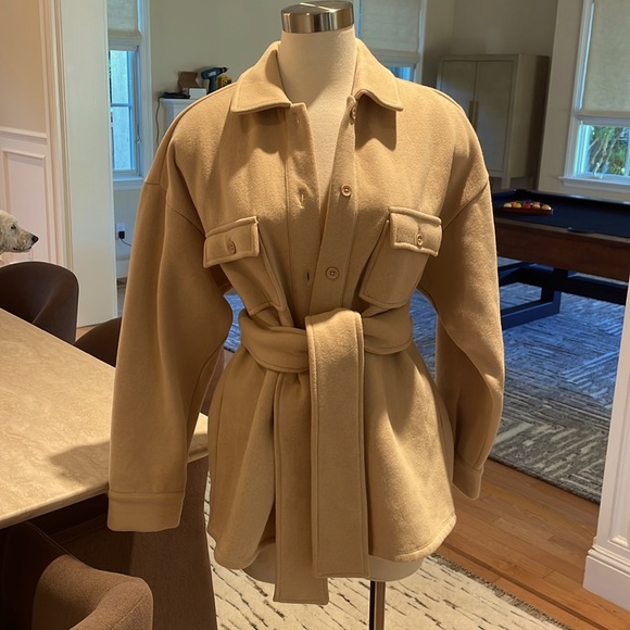 Worn Once! LOVERS + FRIENDS ‘Belted Utility Fleece’ Jacket - Picture 12 of 14